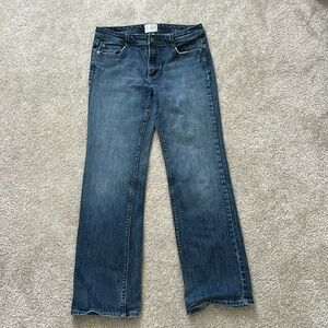 White House Black Market | Blanc Straight Leg Jeans